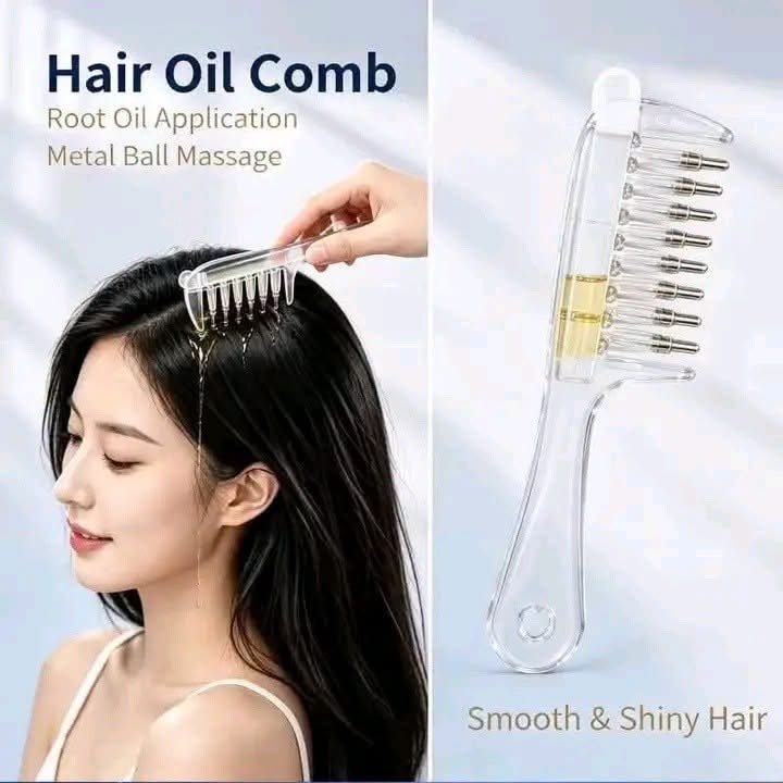 Hair oil comb